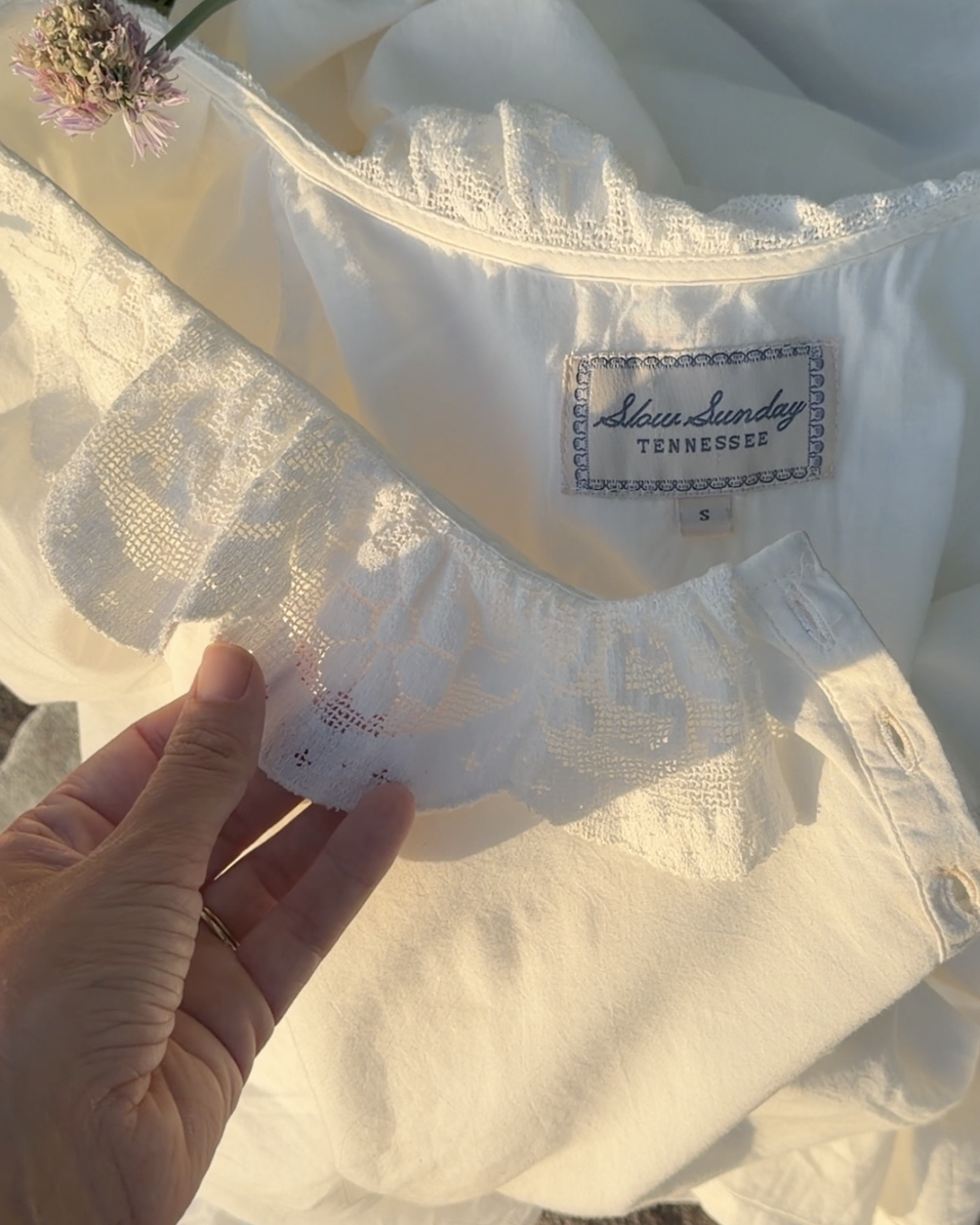 June Nightie in Summer White