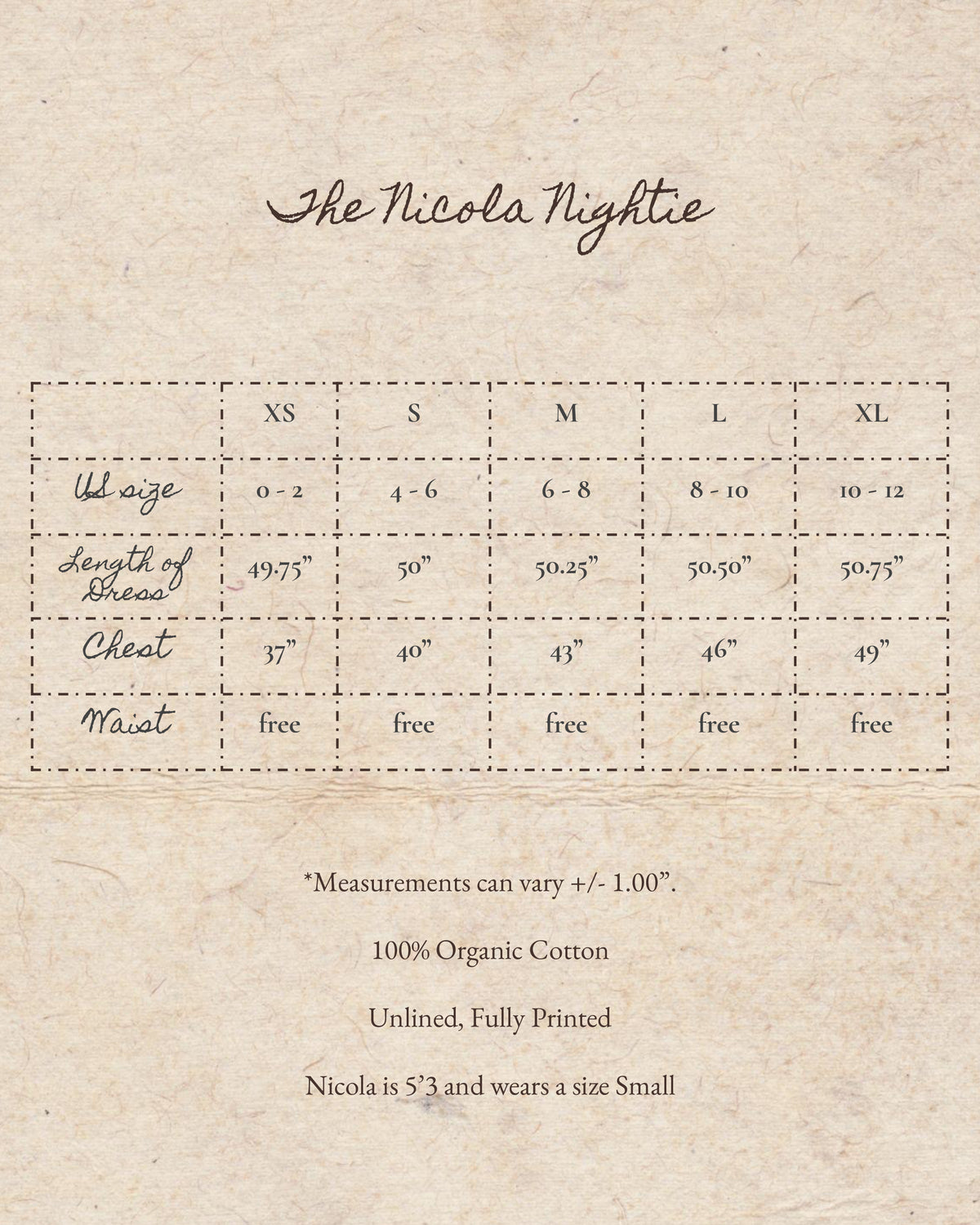 The Nicola Nightie