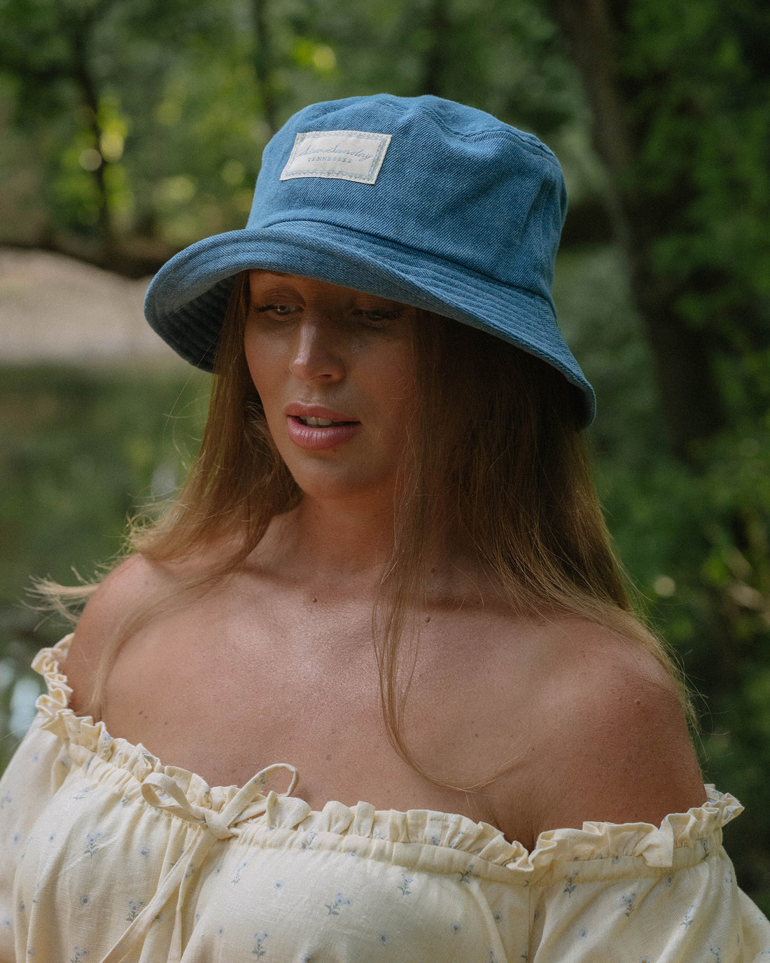 Bucket Hat in Denim