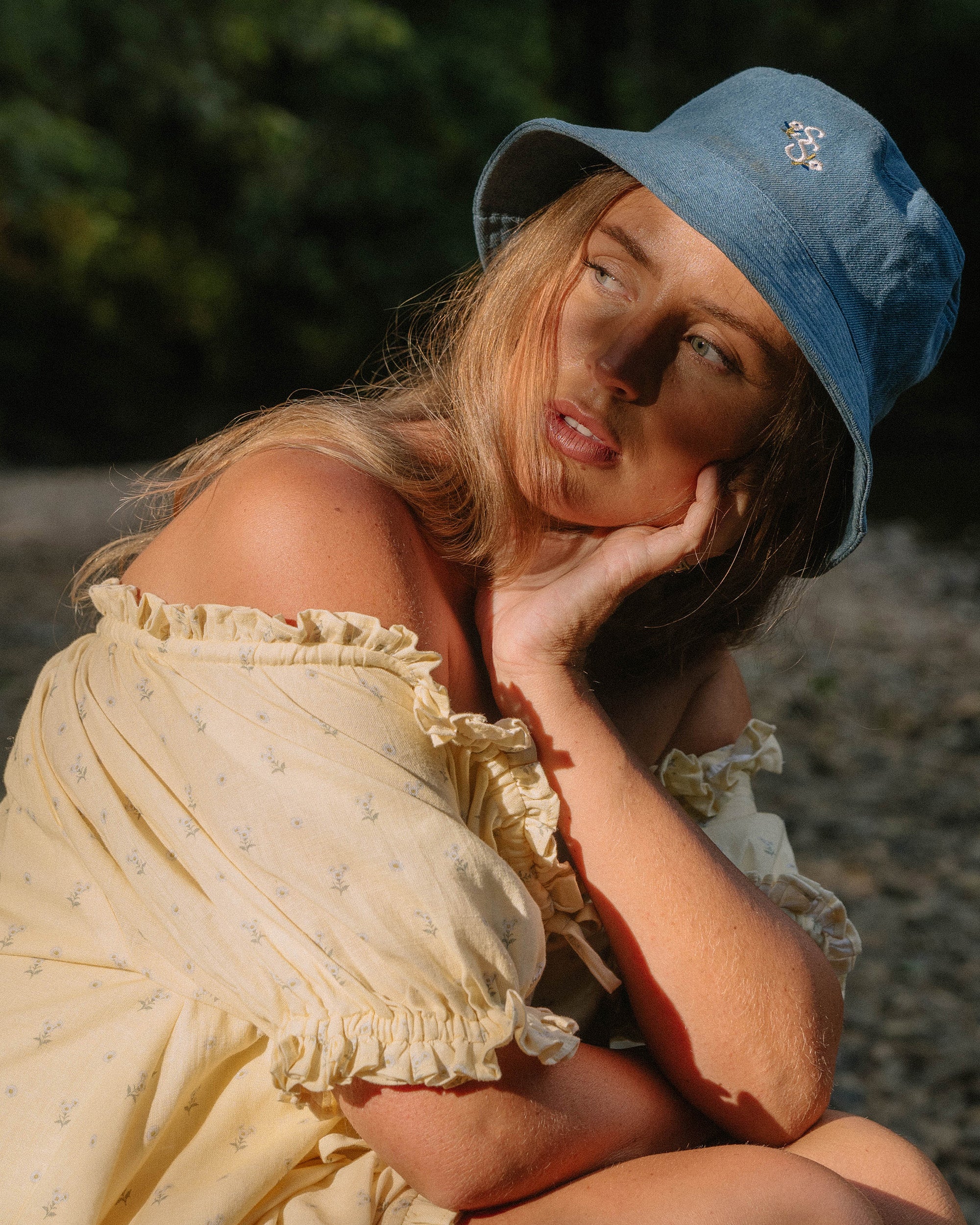 Bucket Hat in Denim