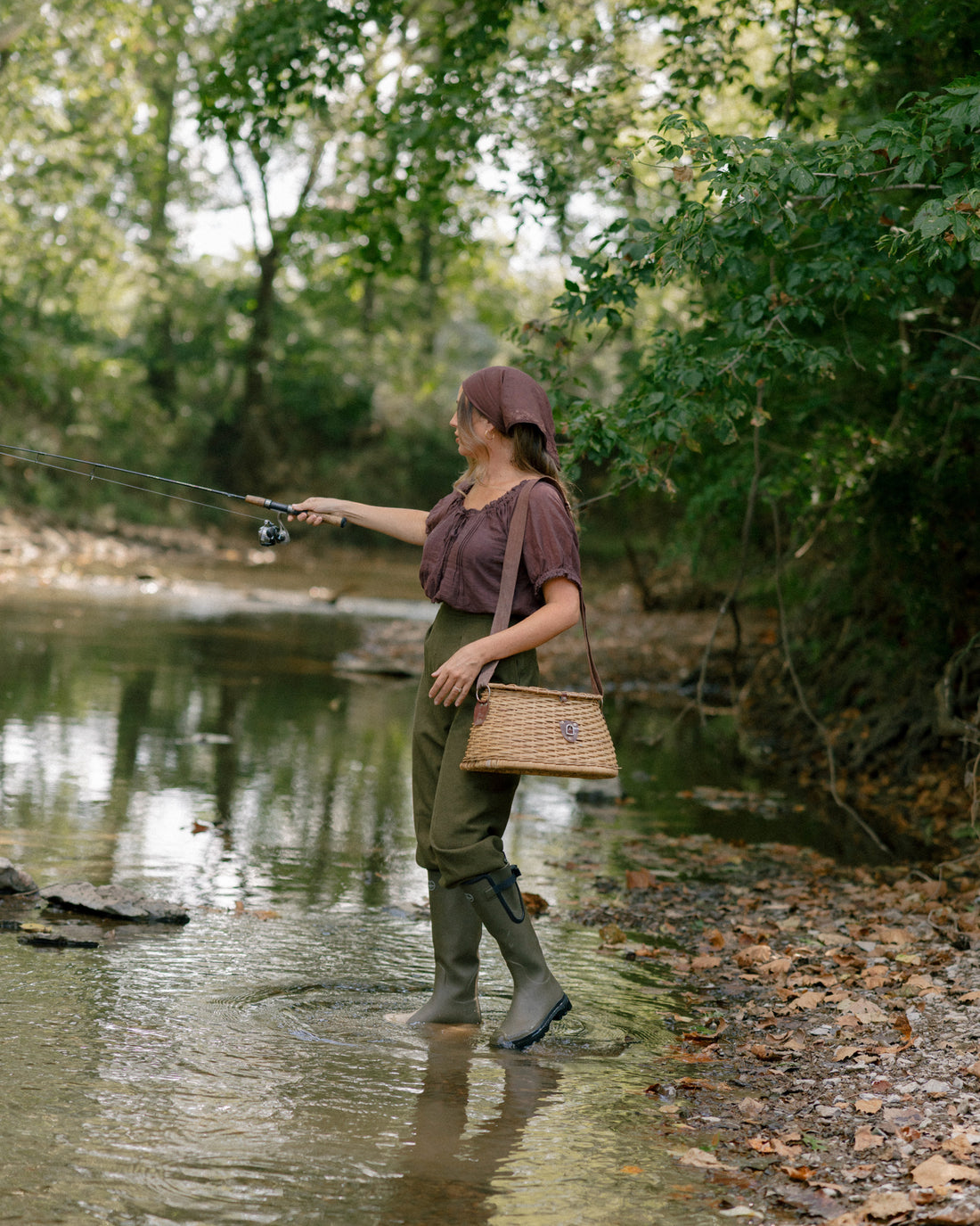 The Daisy Blouse in Brown