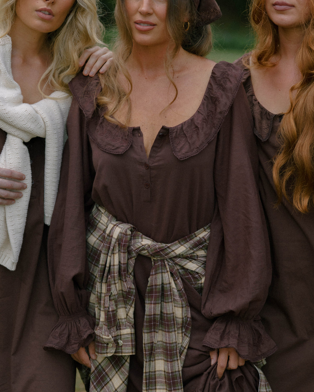 June Nightie in Brown
