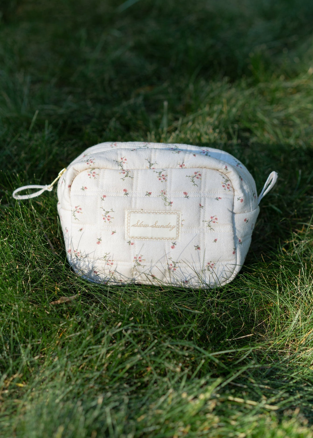 Rosie Quilted Cosmetic Bag